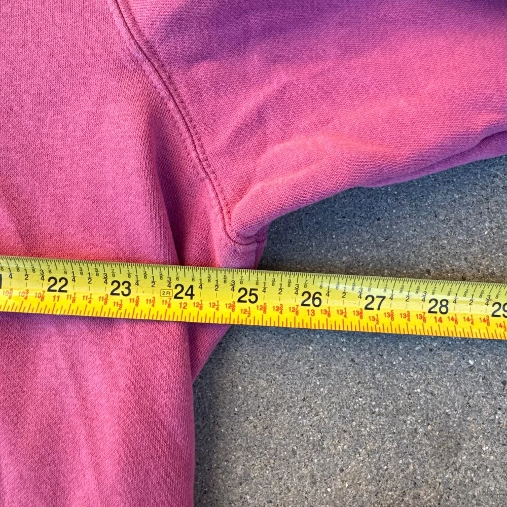 The North Face Mens Pink Pullover Hoodie Fleece Sweatshirt XL Logo Graphic